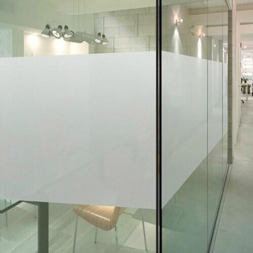 Stained Privacy Glass Film Non-adhesive Static Cling Window Film 23.6 x 78.7 Inch