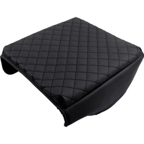 Car Center Console Box Lid Armrest Cover Pad Mat Microfiber Leather Decoration fit for Ford F150 2015 2016 2017 2018 2019 2020