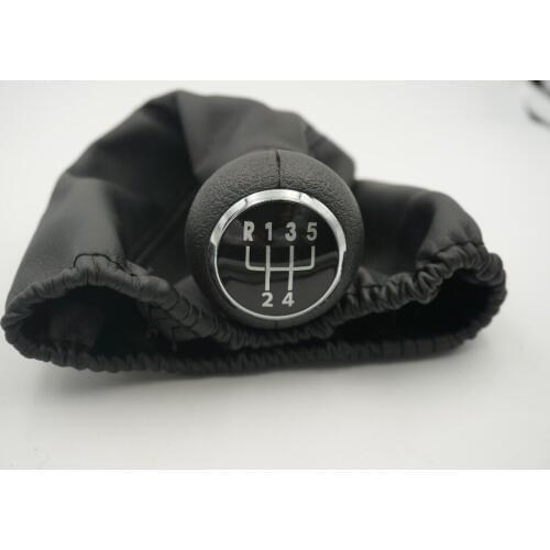 Free Shipping For VW Golf 3 MK3 92-98/T4 91-04/Vento 92-98 New 5 Speed Gear Shift Knob With Leather Boot 1H0711141A+1H0711115A
