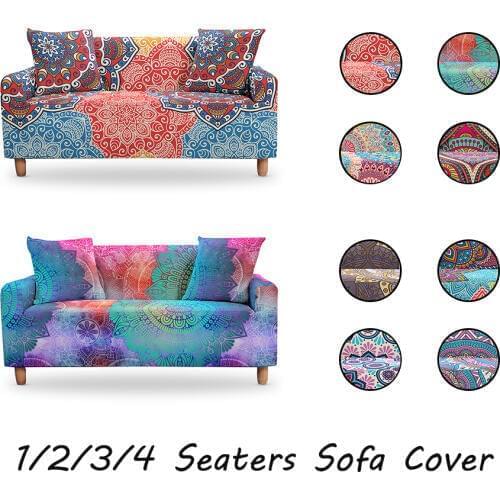 Bohemia Slipcover Mandala Sofa Cover Corner Sofa Covers Sofa Decor Living Room Sofa Protector Armchair Loveseat Sofa Couch Cover