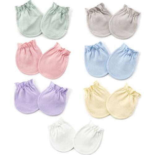 Cotton Gloves Newborn Baby Protection Face Breathable Anti Scratching Mittens