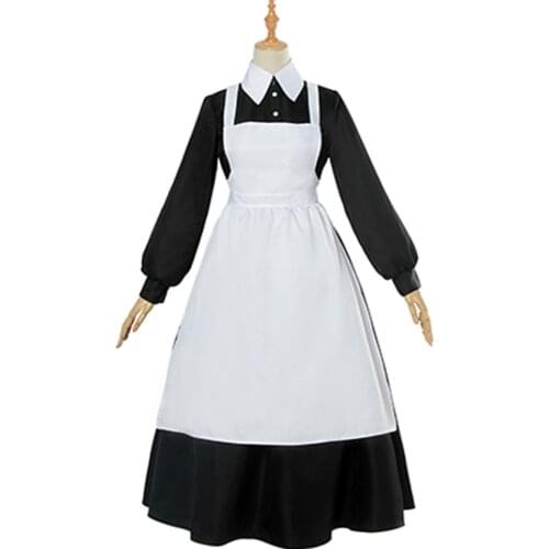 The Promised Neverland Yakusoku no Nebarando Cosplay Mom Isabella Outfit Maid wear Sister Krone Cosplay Costume Maid wear