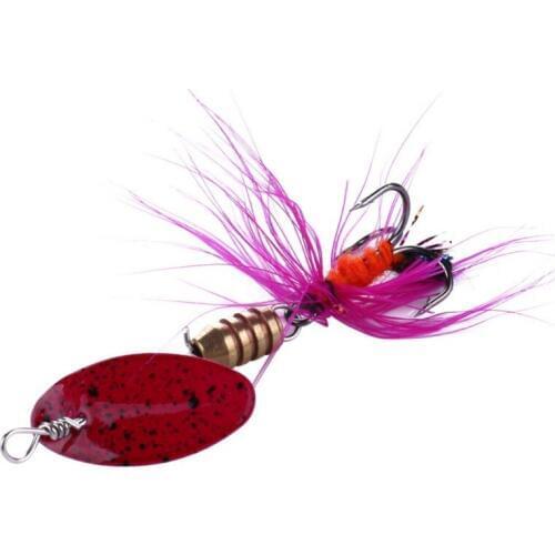 Metal Sequin Sea Fishing Lure Spoon Spinner Bait Feather Hooks Artificial Paillette Wobbler Jig Metal Buzz Bait