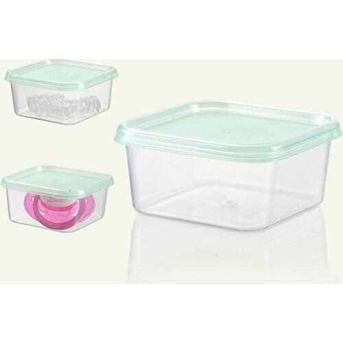 Mini Portable Crisper Sealed Box 4pcs Baby Food Boxes Container Baby Snacks Storage Boxes