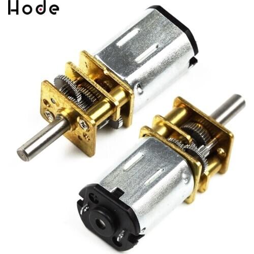 DC 12V 1000RPM Micro Speed Reduction Gear Motor with Metal Gearbox Wheel Shaft