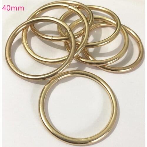 30pcs New Metal Buckle Gold Circle O Ring Connection Alloy Metal Shoes Bags Belt Buckles DIY Accessorie