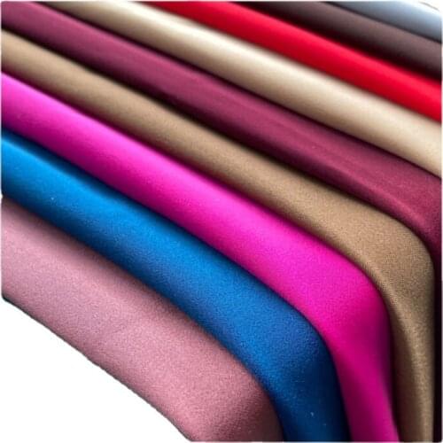 Width 59'' Solid Color High End Draping Feeling Triacetate Satin Fabric By The Yard For Pants Skirt Shirt Suit Material