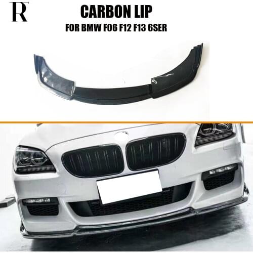 F06 F12 F13 Carbon Fiber Front Bumper Chin Lip for 630 640 650 Coupe & Gran Coupe & Convertible With M Package