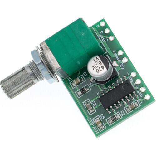 PAM8403 mini 5V digital amplifier board with switch potentiometer can be USB powered