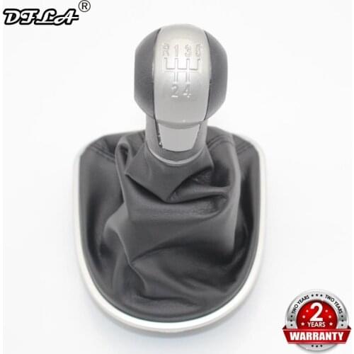 For Seat Leon 1P 2005 2006 2007 2008 2009 2010 2011 2012 Car-Stying 5 Speed Car Gear Stick Shift Knob With Leather Boot