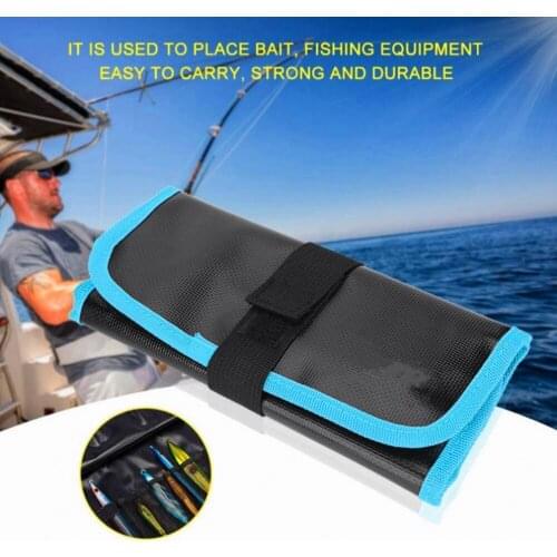 30cm Fishing Lure Bait Bag Artificial Fish Storage Bag Reel Type Waterproof Convenient Foldable Lead Fish Bag