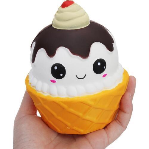 Jumbo Squishy Kawaii Ice Cream Scented Squishy Charm Super Slow Rising Squeeze Kids Toy Squishy Toys