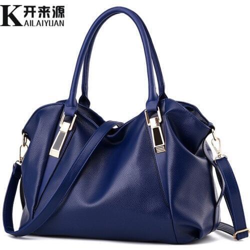 Ladies bag new fashion designer women pu handbag, high quality shoulder bags tote bag 6 color