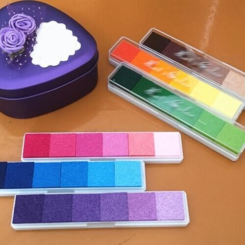 1Pcs Oil Based Finger Print Nice Gift Rubber Stamp Ink pad Stamp Sealing Decoration DIY Scrapbooking Vintage Crafts