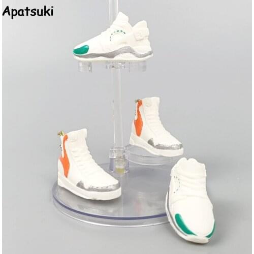 2pairs Fashion Doll Shoes for Ken Boy Dolls Sneakers Sports Shoes for Barbies Boyfriend Ken 1/6 Doll Accessories Kids Toys DIY