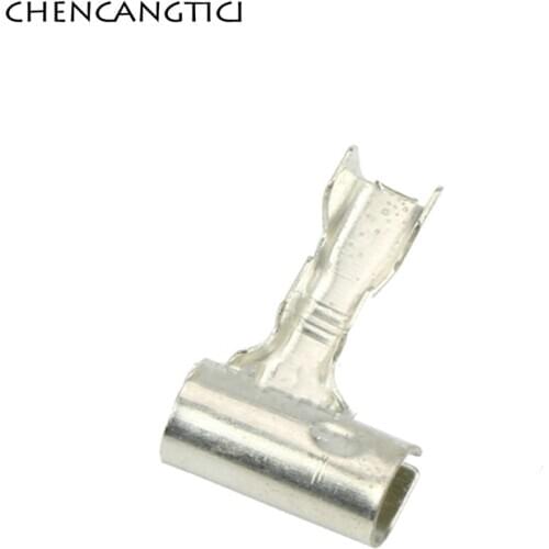 20 Pcs Auto Connecting Crimp Type Splice Stamping Contact Wire Crimp Terminal Brass Loose Female Pins DJ221L-4B