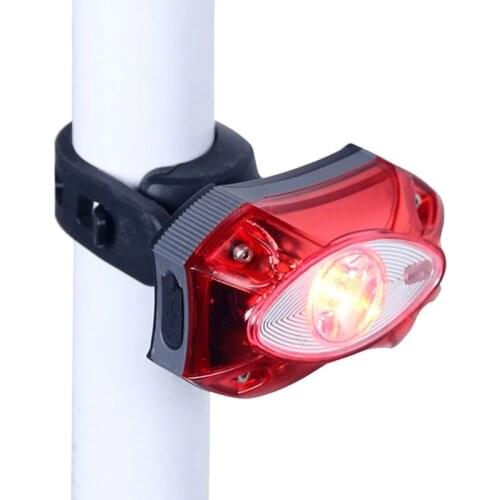 3W USB Rechargeable Rear Back Bicycle Light Waterproof LED Bicycle Light Safety Cycling Bike Tail Lamp Taillight Bike Accessorie