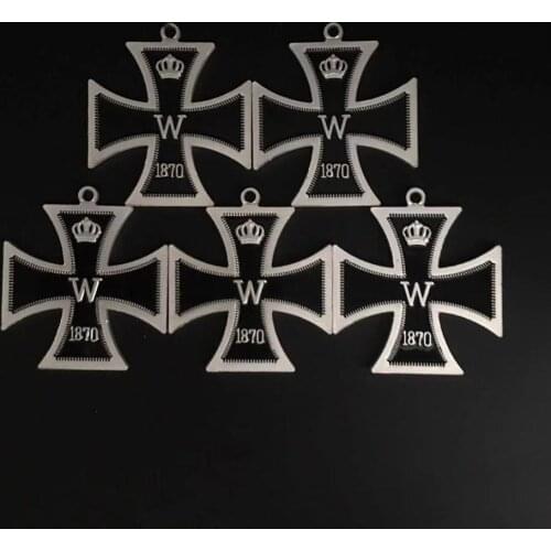 5pcs/lot Military Order 1870 German Iron Cross Medal 1813 France Prussia Badge EK2 EK1