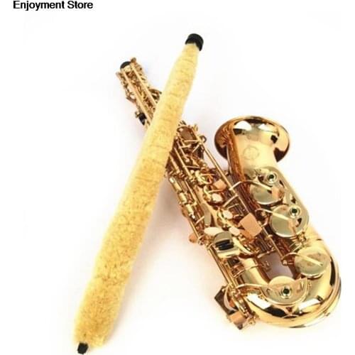 52.5cm Saxophone Cleaning Brush Cleaner Pad Saver For Alto Sax Saxophone Soft Keep Saxophone Clean