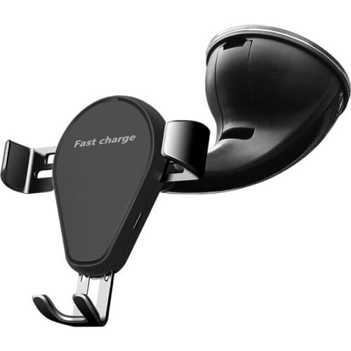 15W Wireless Fast Charger Gravity Bracket Car Wireless Charger Suitable for iPhone Huawei Samsung Oppo vivo xiaomi Android phone