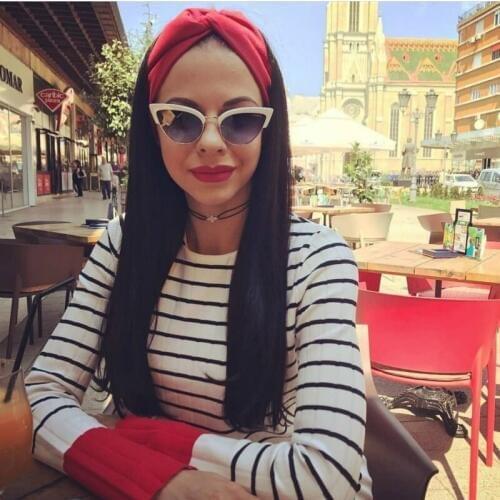 FENCHI sunglasses women cat eye vintage trendy luxury brand sun glasses shades for women lunettes de soleil pour femmes