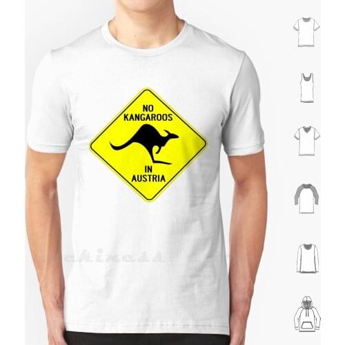 No In Austria T Shirt 100% Cotton DIY S-6xl Australia Aussie Funny Aussie Jokes Animals Silly Humor Austria Or