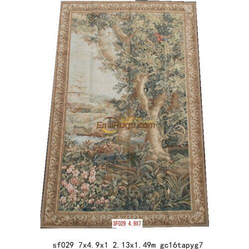 Tapestry curtain fabric tapestry tree tapestry tapestry wall decoration tapestry needle
