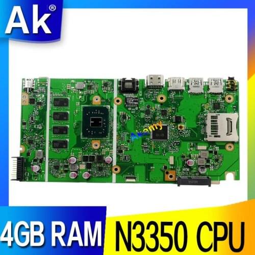 X541NA motherboard For Asus X541NA laptop motherboard X541NA mainboard X541N motherboard test 100% OK N3350 CPU 4GB RAM