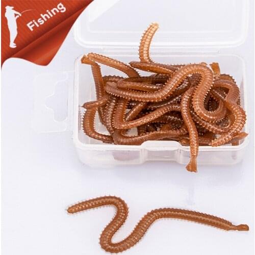 Soft bait sand silkworm imitation bait fishy artificial bait red bait sand silkworm bait fishing tackle
