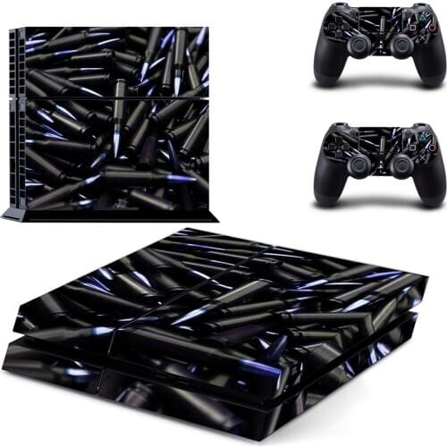 Bullet Style PS4 Skin Sticker for Playstation 4 Console & 2 Controllers Decal Vinyl Protective Skins Style 1