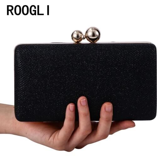 New Black Clutch Bag/ Wedding Party Womens Evening Bag Diagonal Crossbody Bag/handbags Fashion Serpentine Fabric Shoulder Bag