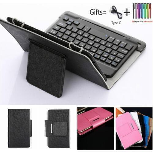 10.1'' Universal Wireless Bluetooth Keyboard Cover For Samsung Galaxy Note 10.1 inch N8000 N8010 Case Magnetic stand Shell Funda