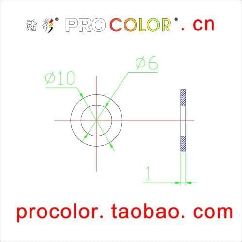 OEM Customized high quality and cheap Silicone Rubber square Flat gasket O-rings OD10 10mm diameter ID 6 6mm hole 1 1mm thick