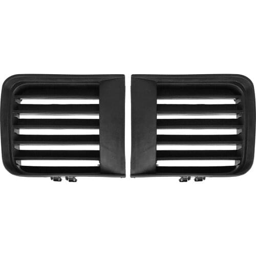 1 Pair Car Lower Front Bumper Fog Light Lamp Finishing Grilles Cover for Nissan Pathfinder R50 1999-2004 Auto Accessories