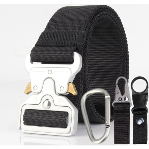 125*4.3cm Outdoor Sport Fast Release Waistband Man Woman Climbing Training Hunting Army Uniform Accessory Gear Tactical Belt Set