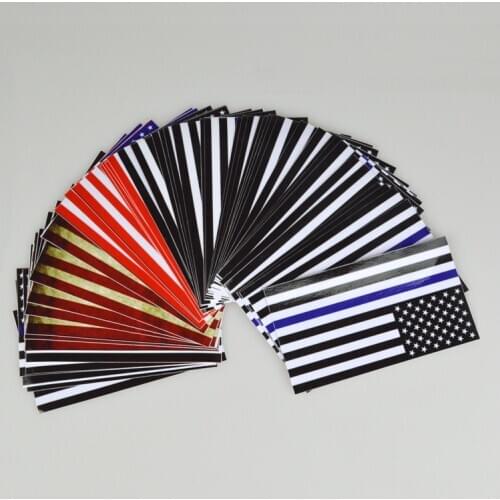 50pcsx PET Stickers US Flag MOLON SKULL Decal Sticker