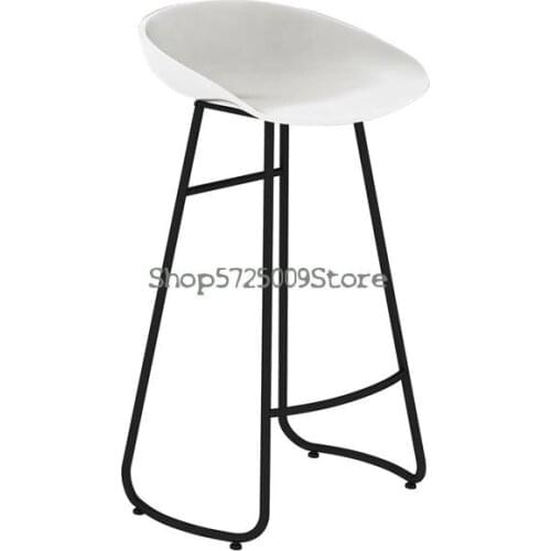Bar Chair Nordic Luxury Simple Modern Household Creative Bar Stool Front Desk High Footed Stool Net Red Bar Stool