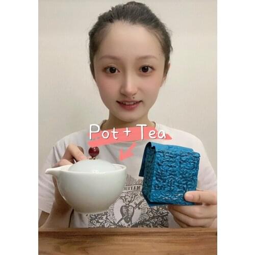 WIZAMONY Oolong tea fujian anxi tieguanyin total 125g with teapot tea pitcher tea accessories high quality Chinese tea