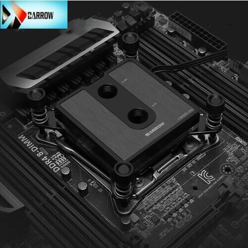 Suitable for INTEL slot LGA x99 x299 2011 2066 5v 3-pin connector processor, Barrow CPU water cooler LTCP03X-04N