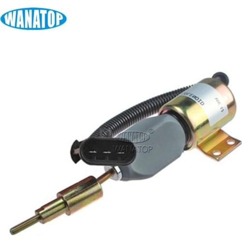 E9HN9N392AB, 1751ES-12E6UC4B1S5, SA-3850-12 12V solenoid stop fuel for 7.8L Truck new holland truck parts F1HZ9N392A