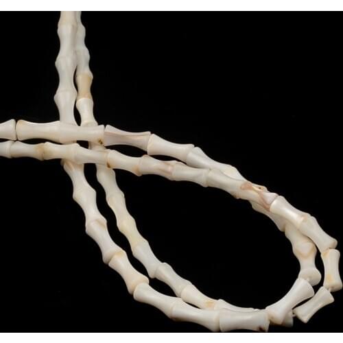 Natural shell beading beads Pillar shape Punch loose beads isolation bead for Jewelry Making DIY bracelet necklace Accessories