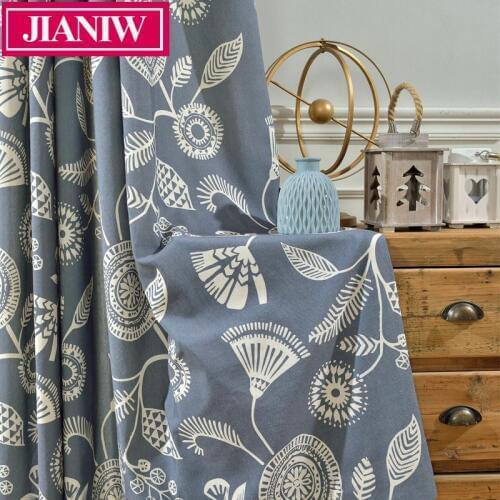JIANIW Cotton Curtains For Windows