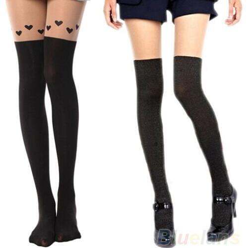Cute Girls Women Sexy Sheer Pantyhose Hose Tights Silk Stockings Butterfly