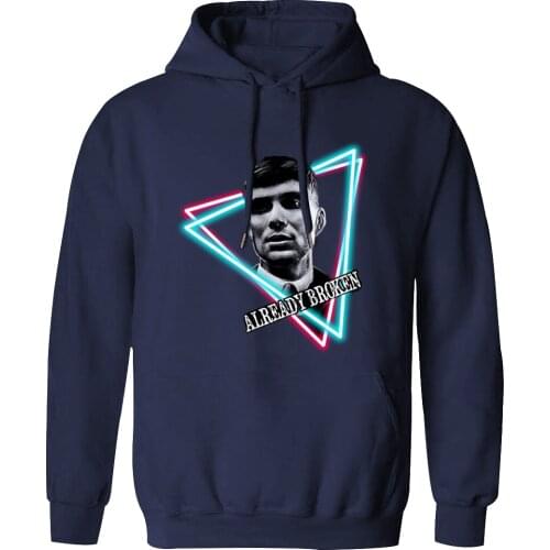 Already Broken Hooded Mens Hip Hop Fashion Sweatshirts and Hoodie Leisure Hipster Clothing Tops Retro New Sudaderas Pullovers