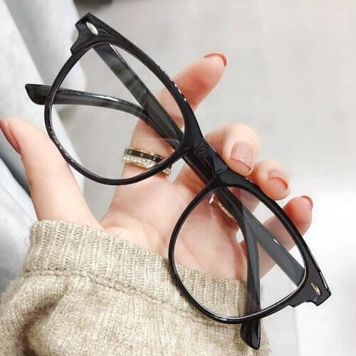NEW Trends Office Anti Blue Light Oversized Retro Computer Glasses Women Blue Blocking Gaming Big Size Men Eyeglasses Frame