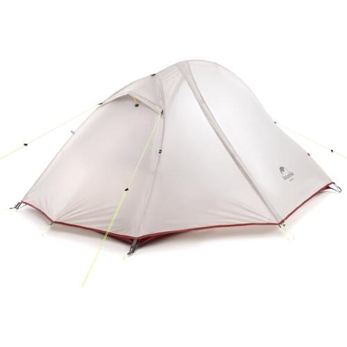 Naturehike 2 Person Ultralight Backpacking Cycling Tent 20D Silicon Tents Double layer Base Camp Sleeping Tent Hiking Climbing