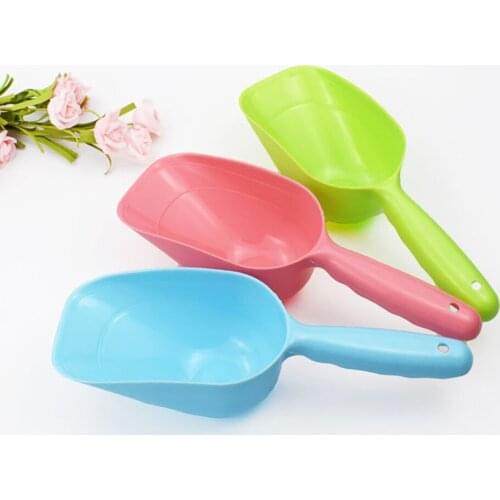 Pet Feeding Shovel Cat Dog Food Scoop Large Capacity Thicken Pet Spoon Plastic Shovel Pet Feeder Rabbit Food Feed Shovel Scoop