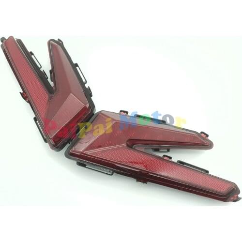 Right & Left Black Tail Lights Lamps With Yellow Turning Light for Can Am Maverick X3 XDS XRS Max Turbo R 2017 2018 2019