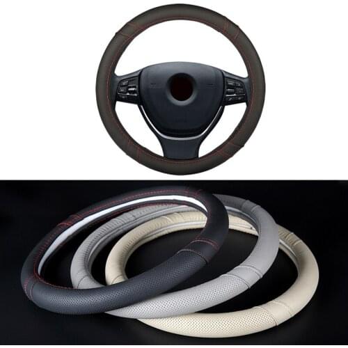 Non-slip Steering Wheel Protection Cover, Suitable for Most Cars,Car Leather Steering Wheel Cover, Car Interior Accessories