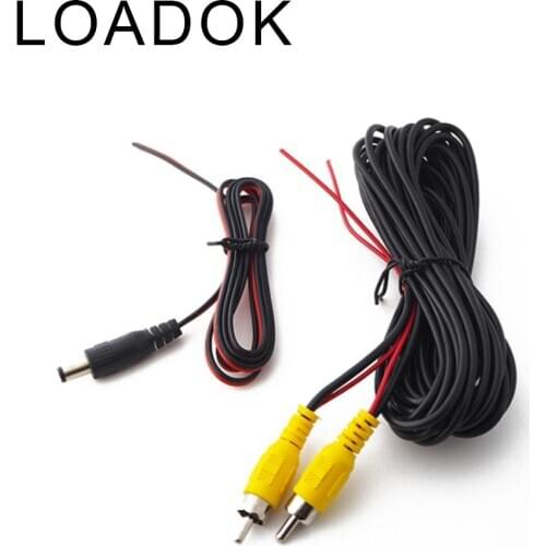6M/8M/10 Car Reverse Rear View Parking Camera Video RCA Extension Cable Wire Lead
